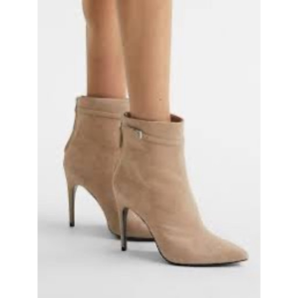 Reiss Shoes - REISS | Beige Suede Ankle Boots & Booties Size 7